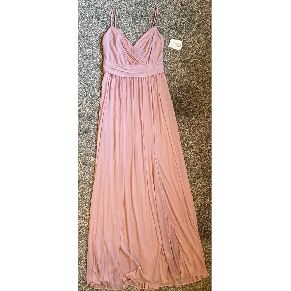 Brand New! David’s Bridal. Quartz. MESH BRIDESMAID DRESS